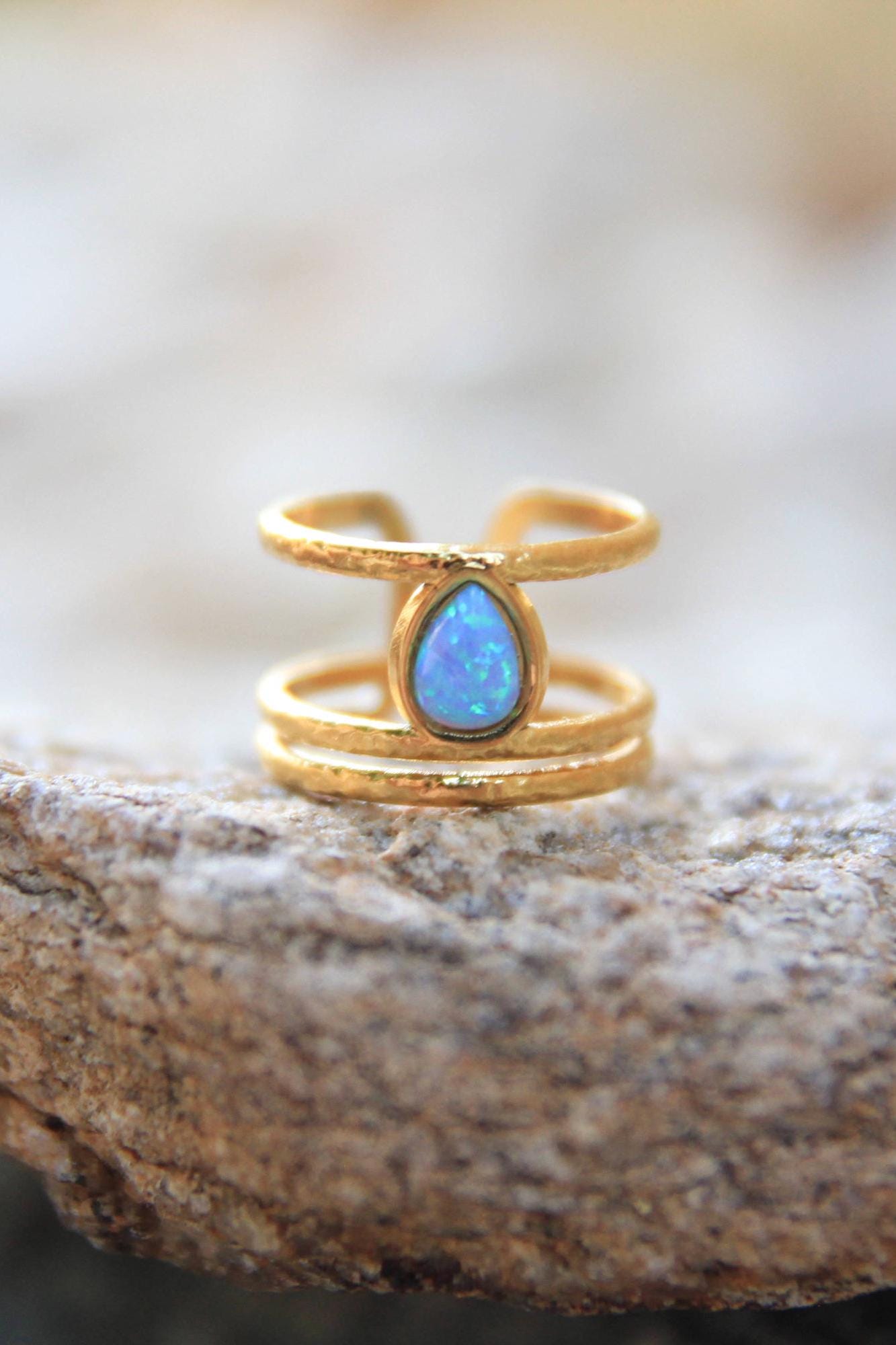 Gold Opal Ring