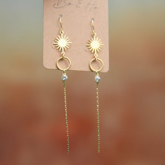 Golden Sun Earrings